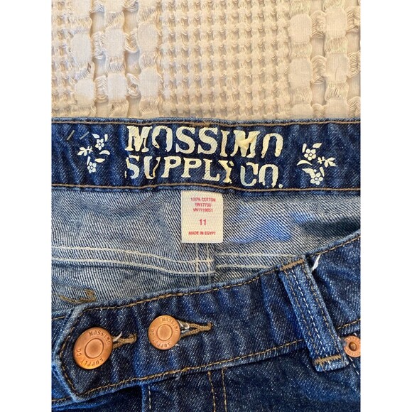Mossimo Supply Co Denim Shorts  Women’s Size 11 Long Walking Bermuda Distressed - Picture 5 of 9
